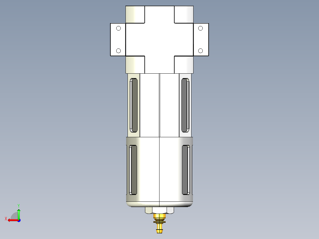 油水分离器AF BF LF系列13款后视图