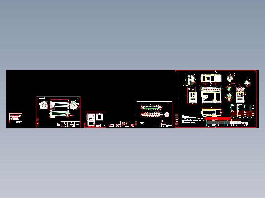 小型油菜脱粒机设计CAD图纸+说明书1275557