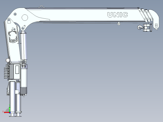 suzu frr90ne4带吊的货车3D模型图纸 STEP格式后视缩略图
