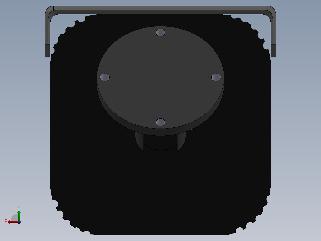 安全摄像头后视图