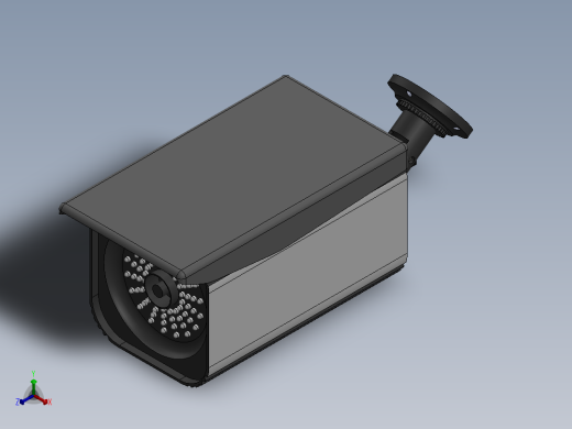 安全摄像头正等轴测缩略图