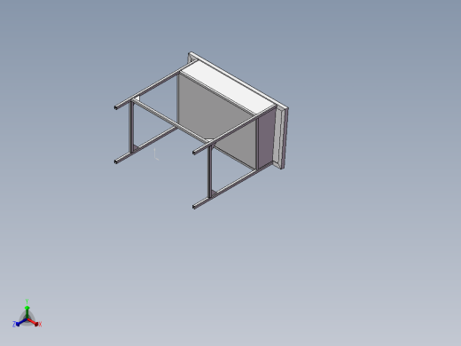 书桌正等轴测缩略图