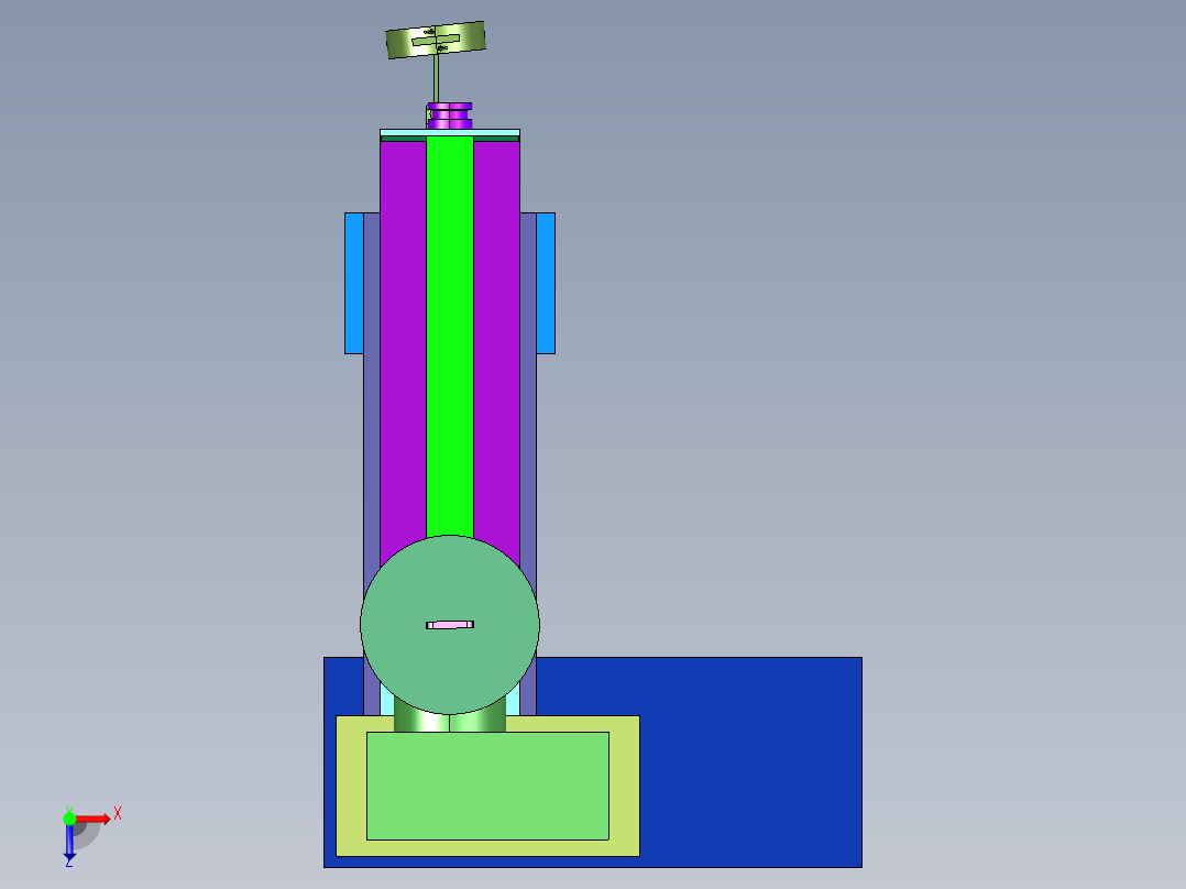 新能源汽车电源线包胶机俯视图