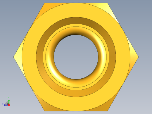 扩口式工业通用硬管接头Long Forged Nut 14FL-4右视缩略图