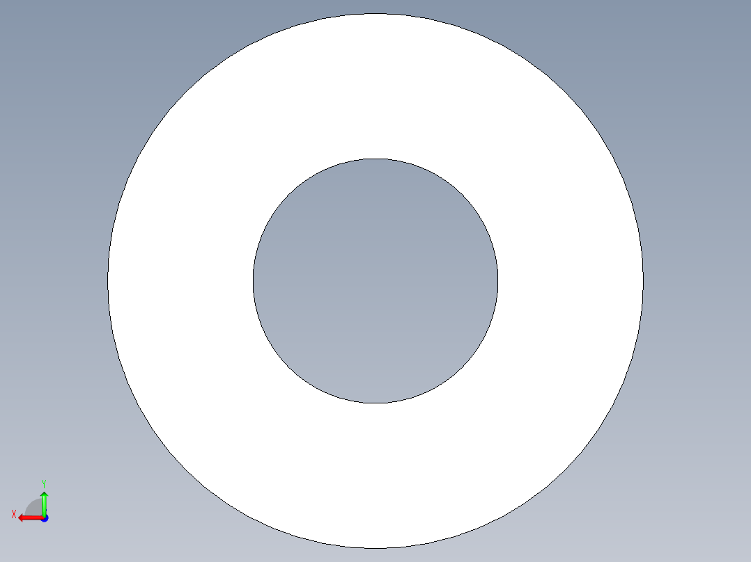 M3 screw size FLAT WASHER.x_t后视图