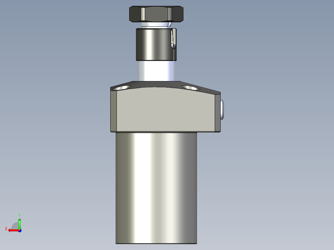 KOSMEKLHS0400-GL-Y30多系列多零件图纸模型后视图