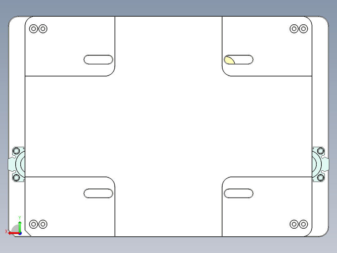 REACHER-C笔记本CNC工装夹具三维模型-CNC5-0614后视图