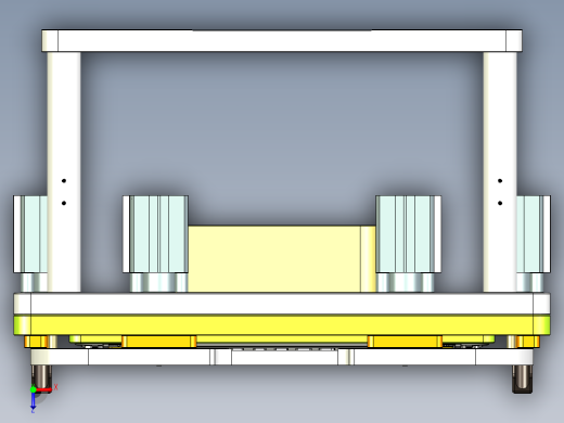 REACHER-C笔记本CNC工装夹具三维模型-CNC5-0614俯视缩略图
