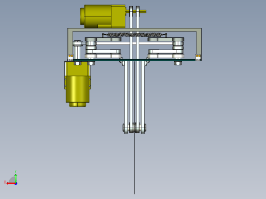 小型全自动杀鱼机Creo4后视缩略图
