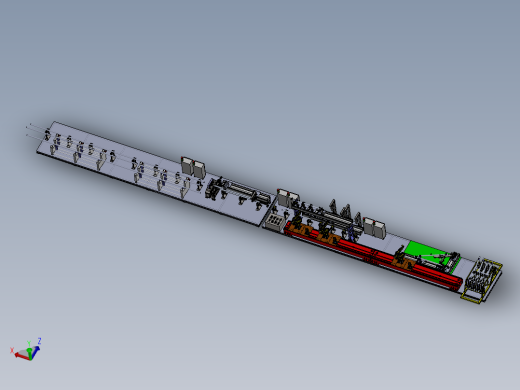 高铁用腕臂智能生产线sw16可编辑