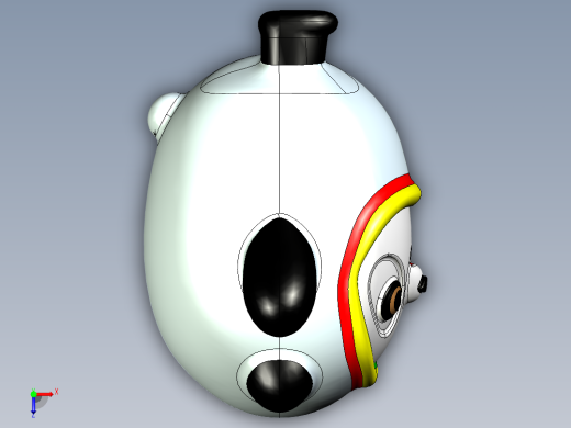 冰墩墩加工俯视缩略图