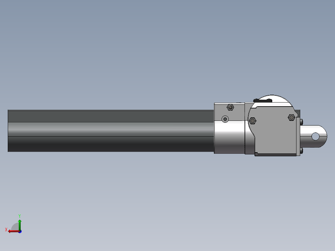 250 推杆电机（常规）后视图
