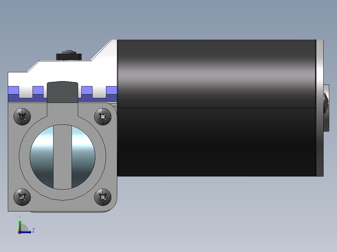 250 推杆电机（常规）左视图