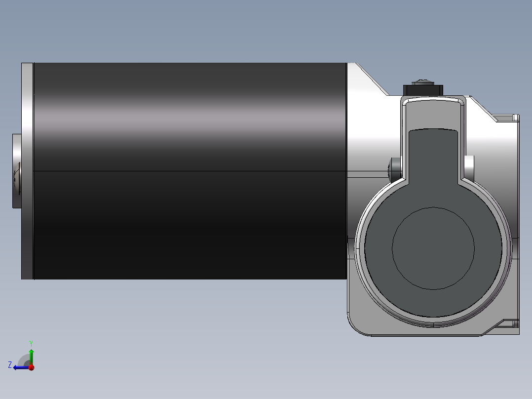 250 推杆电机（常规）右视图