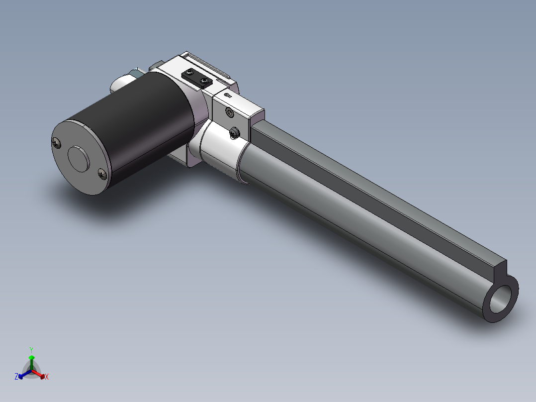 250 推杆电机（常规）正等轴测图