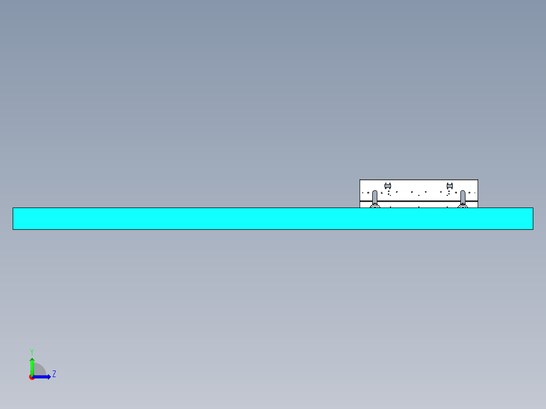 轨道小车设计左视图