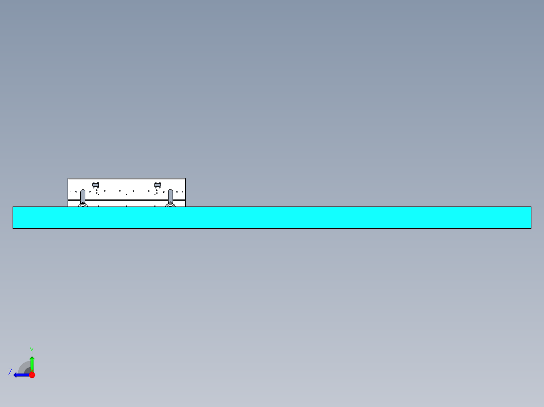 轨道小车设计右视图