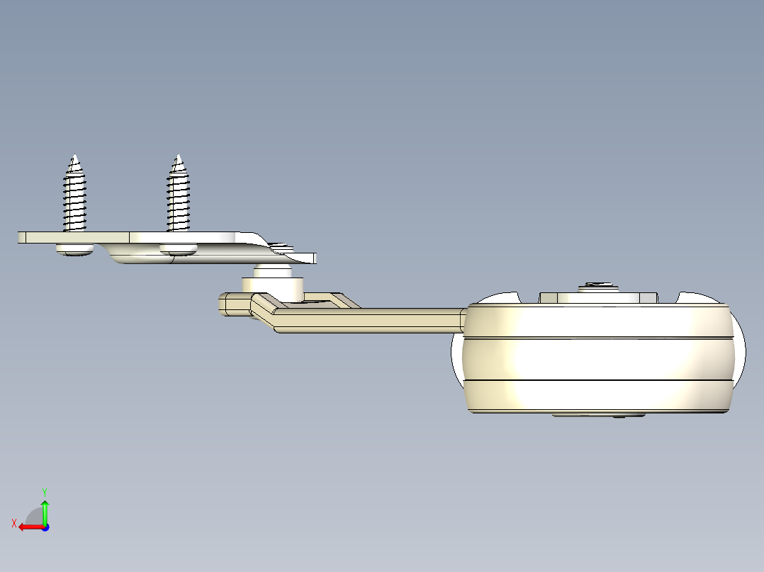 随意停（任意停）橱柜门支撑后视图