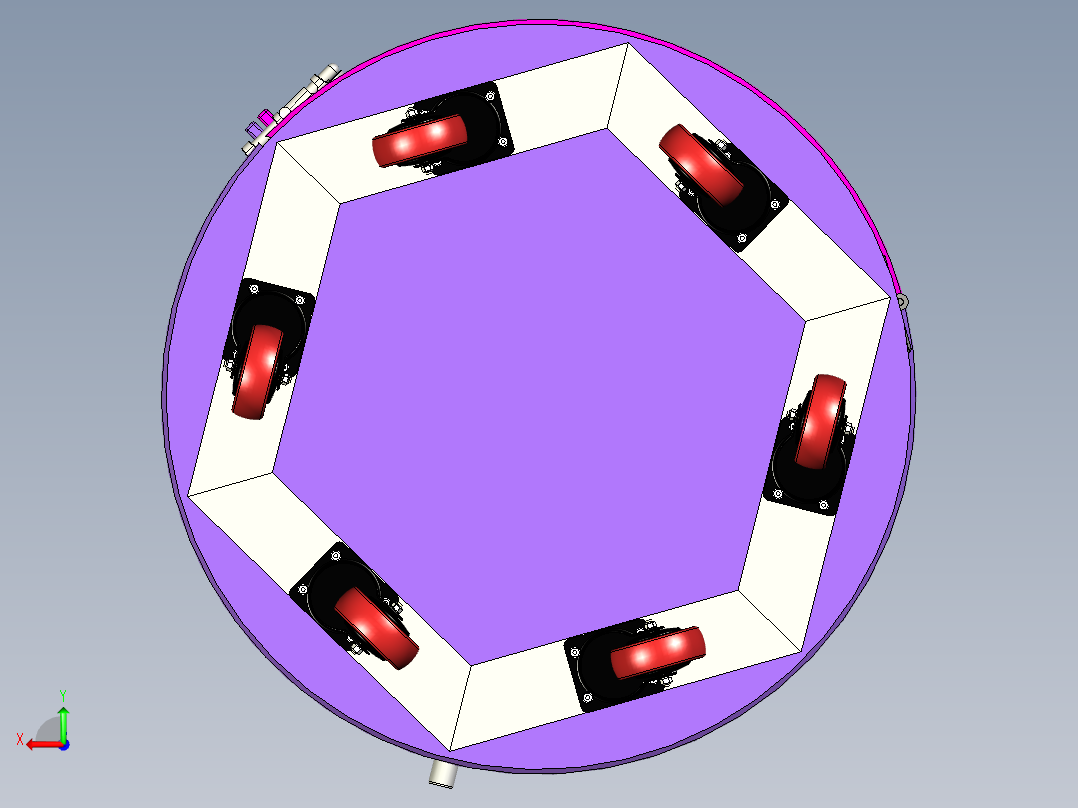 A2004010-鼓形洗手盆  鼓形制造的洗手盆后视图