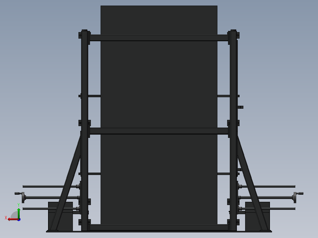 冰箱门开启疲劳检测机step后视图