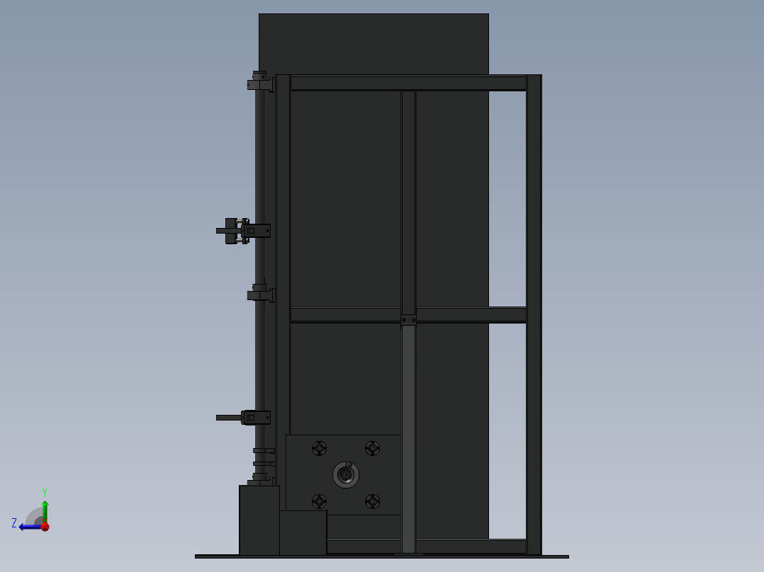 冰箱门开启疲劳检测机step右视图