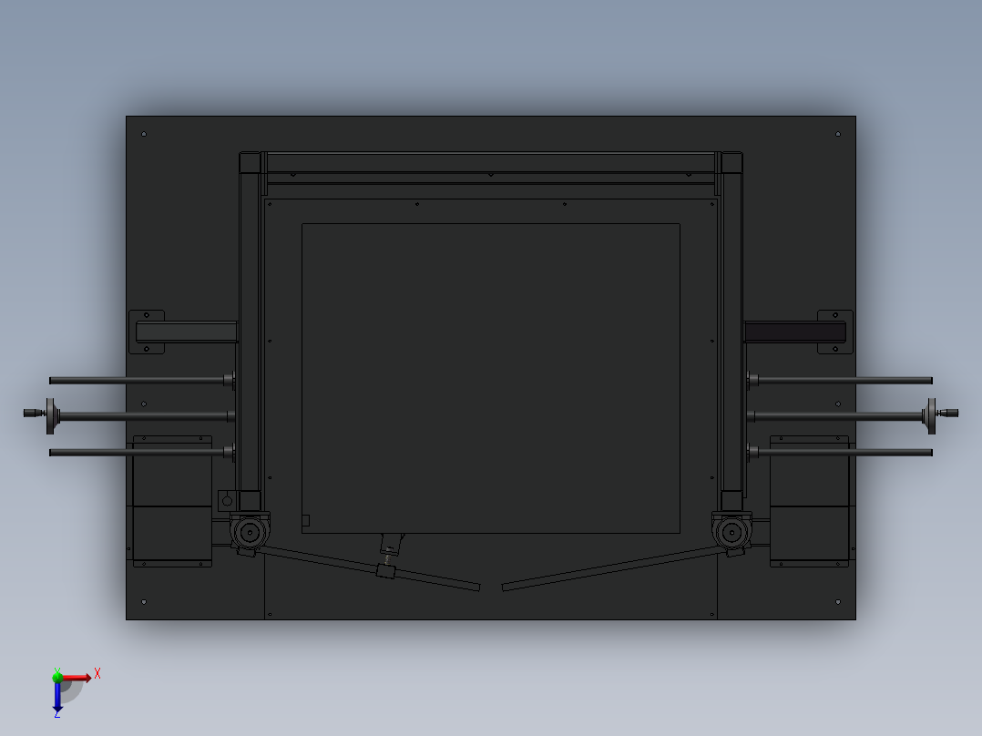 冰箱门开启疲劳检测机step俯视图
