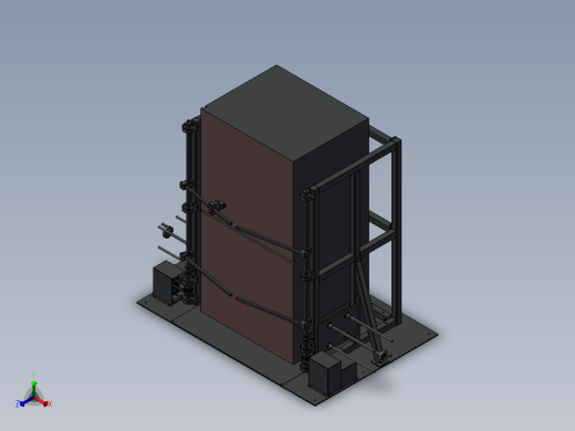 冰箱门开启疲劳检测机step正等轴测缩略图