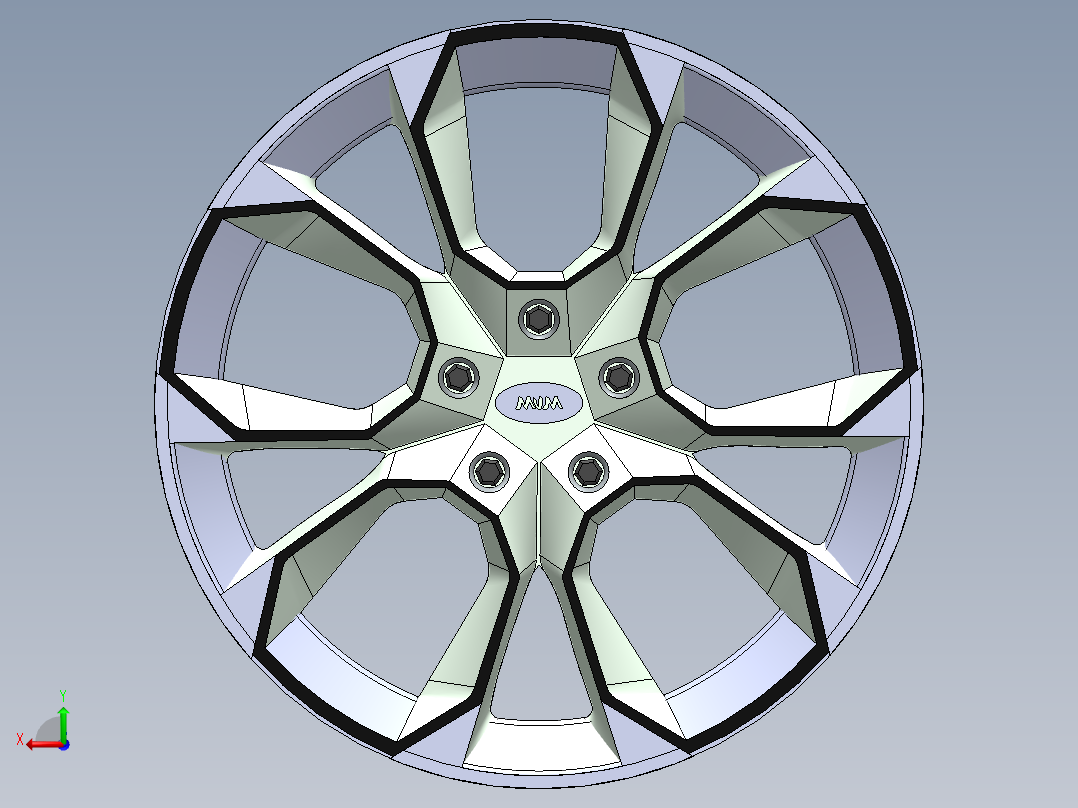 轮毂、轮胎(54)后视图