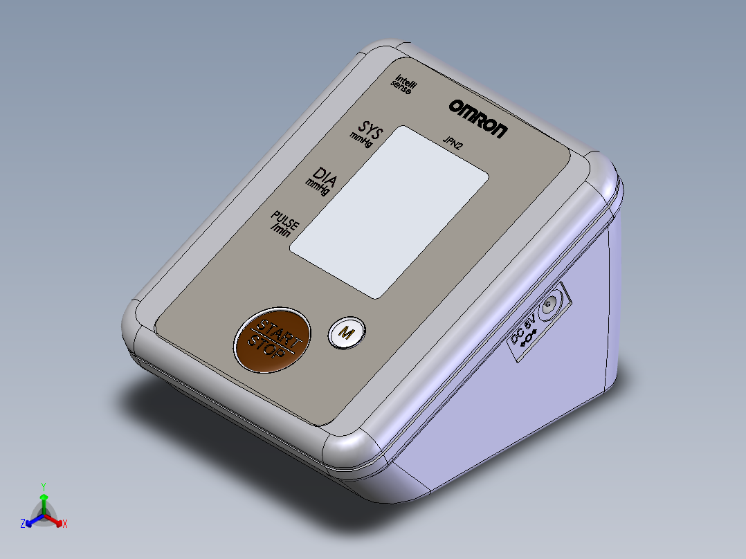 血压计正等轴测图