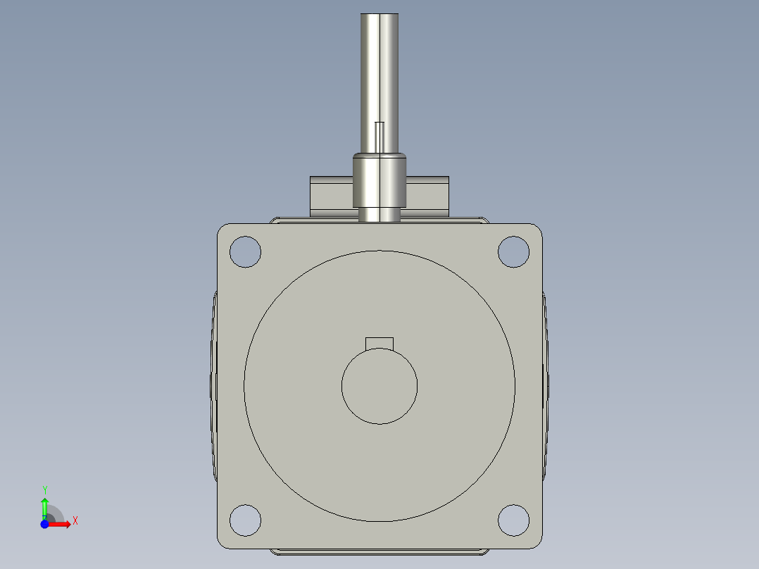 马达 ECMA-C30602ES前视图