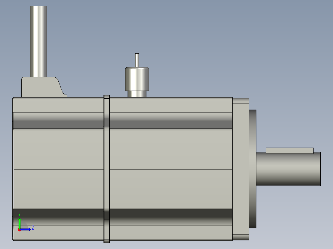 马达 ECMA-C30602ES左视图