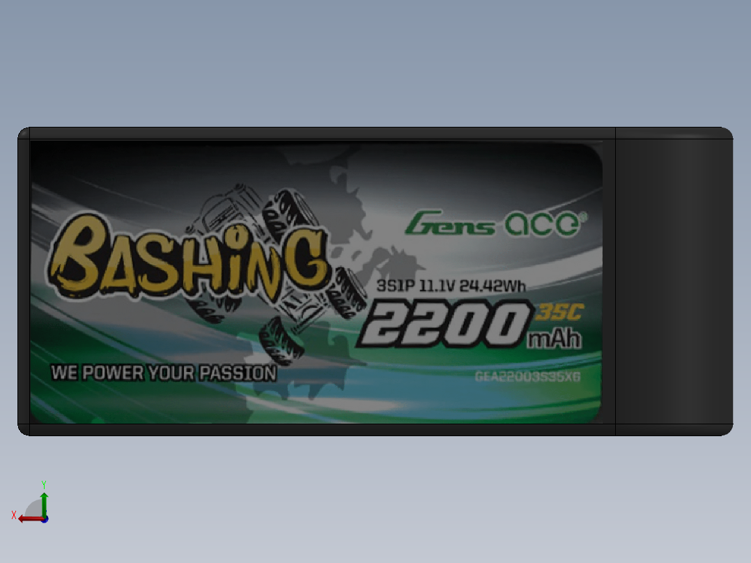 猛击G-tech锂电池组后视图