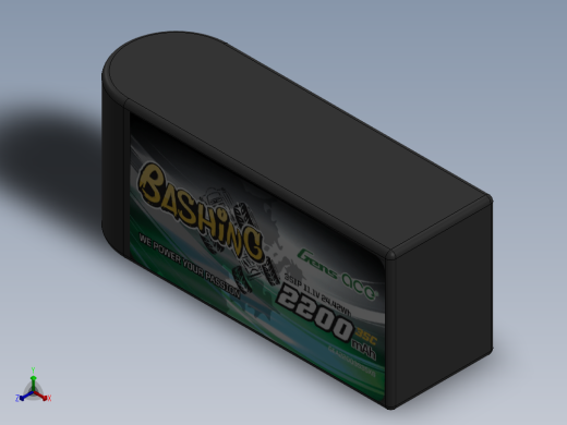 猛击G-tech锂电池组正等轴测缩略图