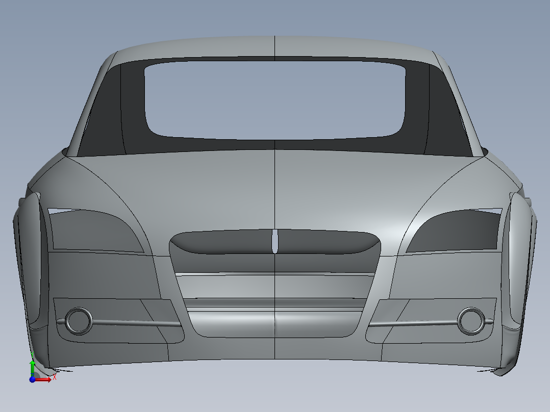 奥迪TT外壳前视图