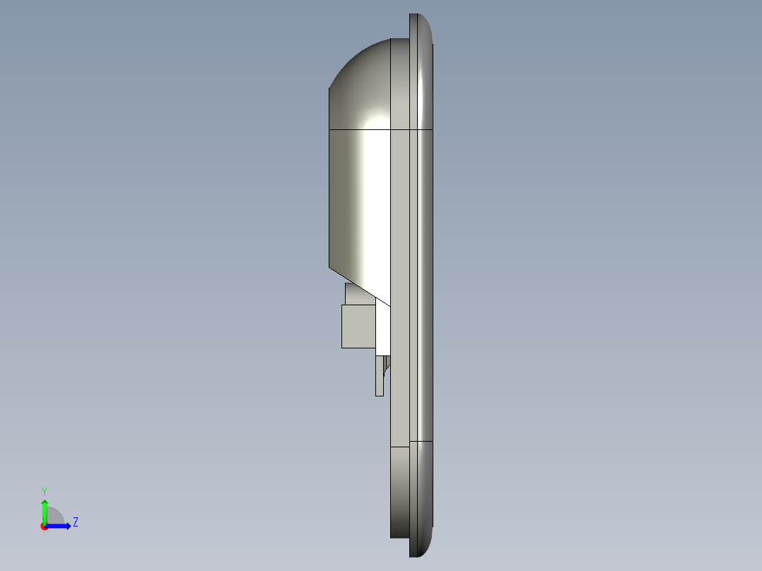NA MX5 门把手杯左视图