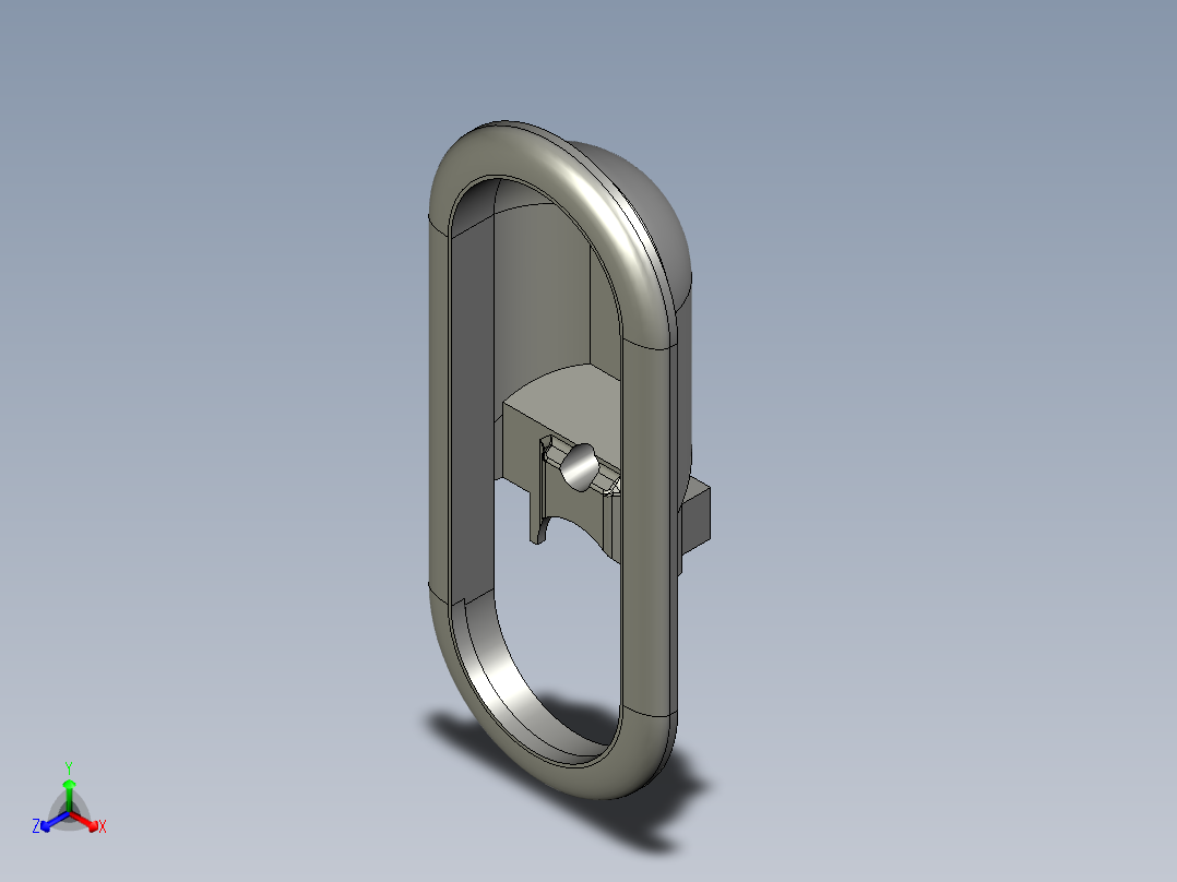 NA MX5 门把手杯正等轴测图