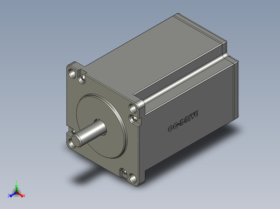 57BYG350C正等轴测图