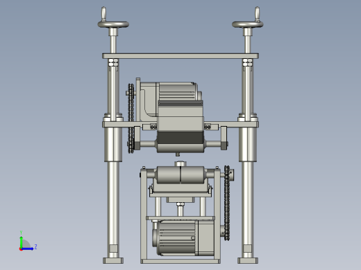 RS-滚胶机第二段组合图-链轮链条左视缩略图