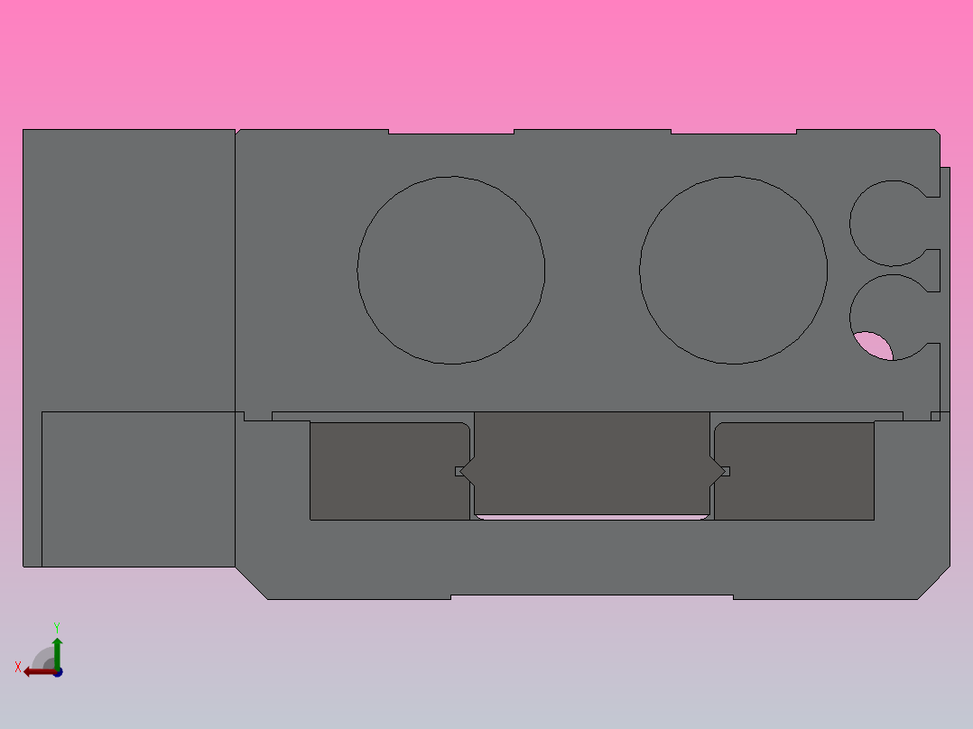 气动滑台HMXS20系列[HMXS20-20AS]后视图