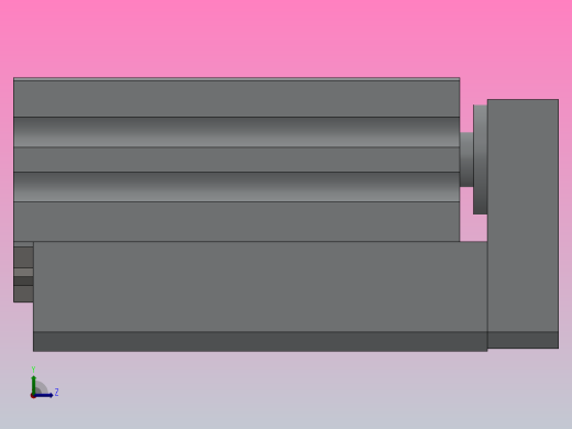 气动滑台HMXS20系列[HMXS20-20AS]左视缩略图