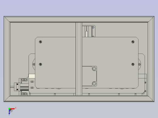 汽车门窗外水切密封条冲孔模设计俯视缩略图