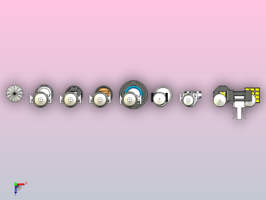 led灯泡元器件俯视缩略图