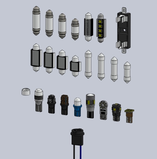 led灯泡元器件缩略图