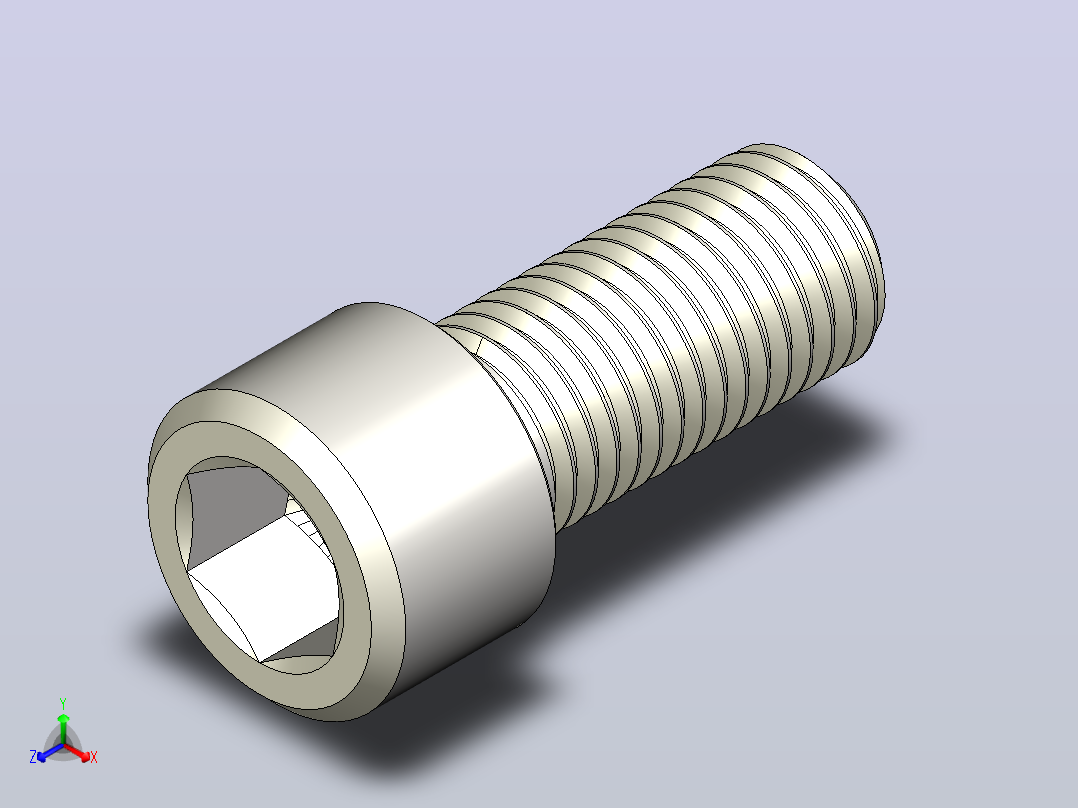 DIN_EN_ISO_4762_M20x45.ipt内六角螺钉主视图