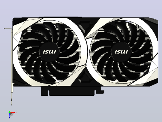 微星rtx 3070 ventus 2x俯视缩略图