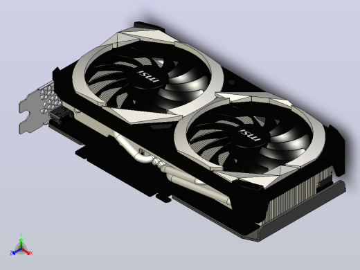 微星rtx 3070 ventus 2x正等轴测缩略图