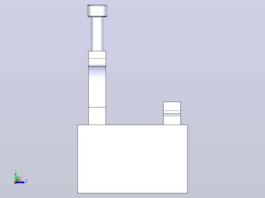 V型压块夹具左视缩略图