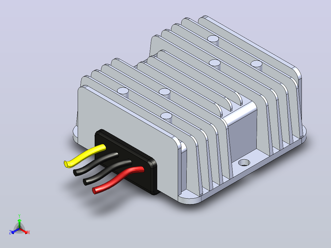 12V24V至5V20A100WDCDC变换器降压变压器降压调节器主视图