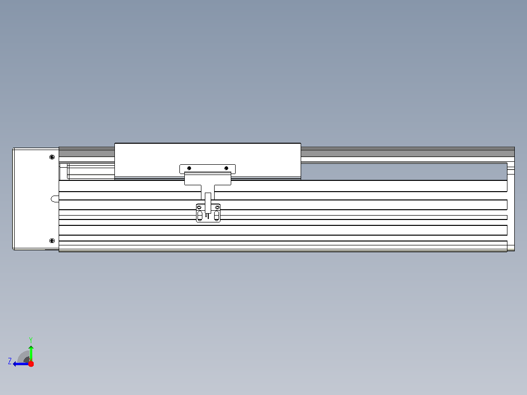 日规模组半封闭丝杆TPA-HNR-202D-2510C-L150-ML-Y-P75-N3右视图