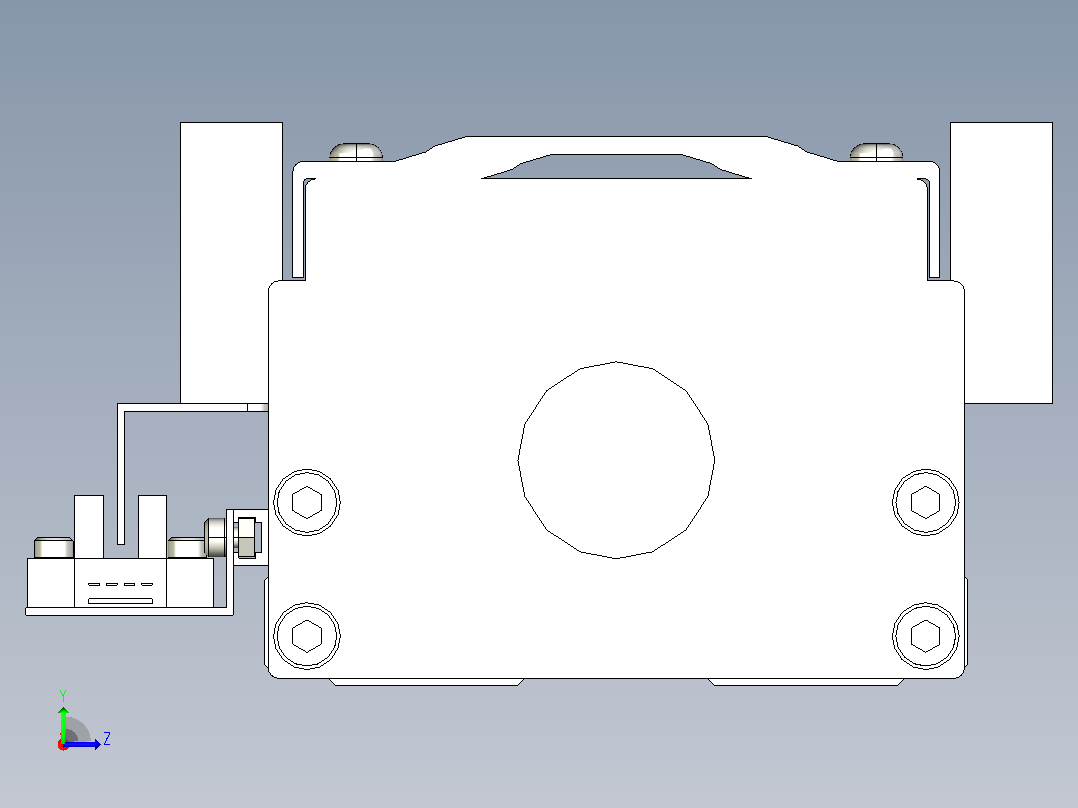 钢基模组TPA-KNR-10020C-1180A1-M-F0S1-N3-D左视图